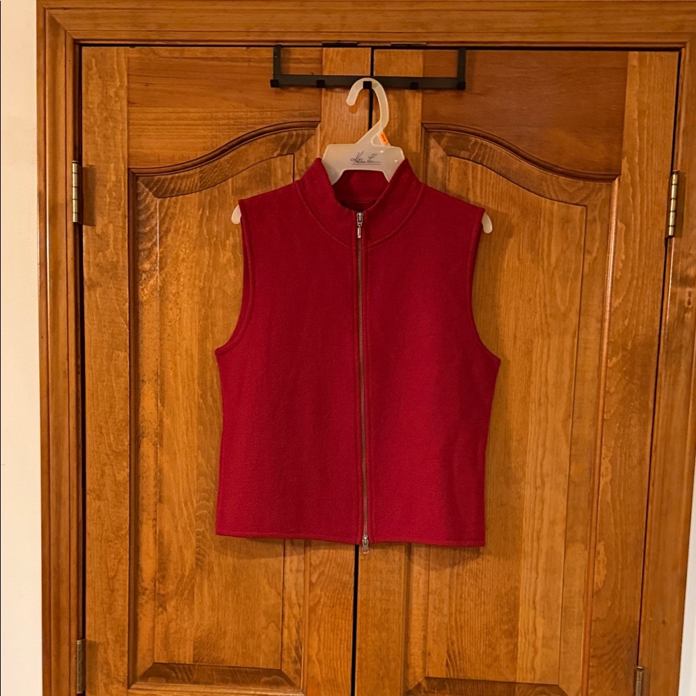 Woolrich Red Sleeveless Sweater Vest